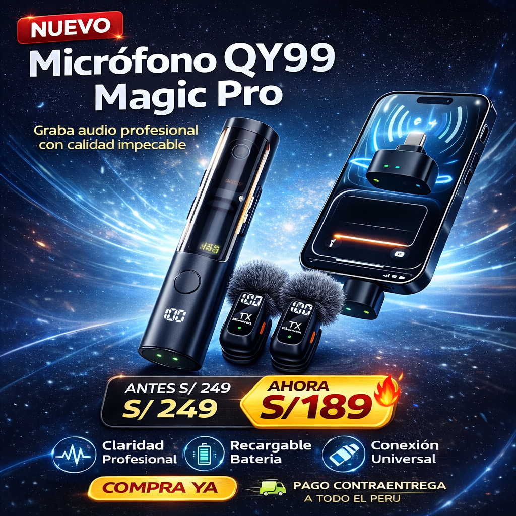 NUEVO MICROFONO MAGICMIC QY99 PRO