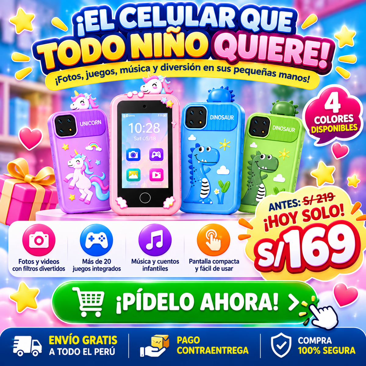 NUEVO SMARTPOCKET KIDS - CELULAR PARA NIÑOS