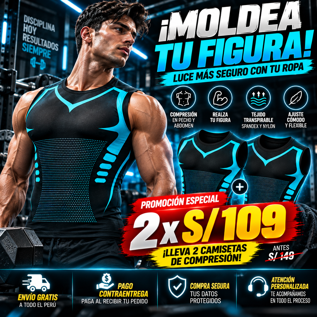 NUEVA CAMISETA DE COMPRESIÓN CONFIMAXX