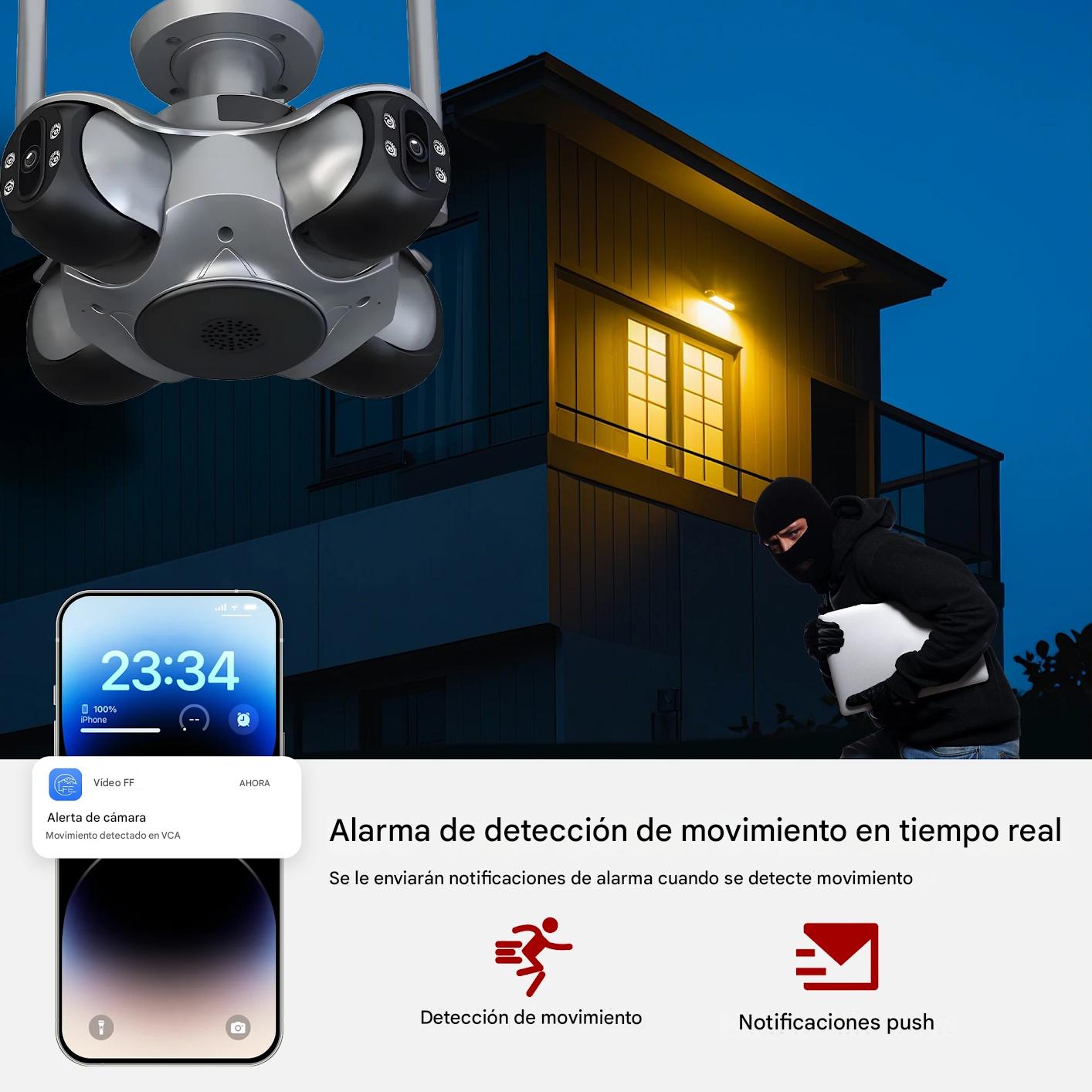 NUEVA CÁMARA KRAKEN - 4 LENTES 4K