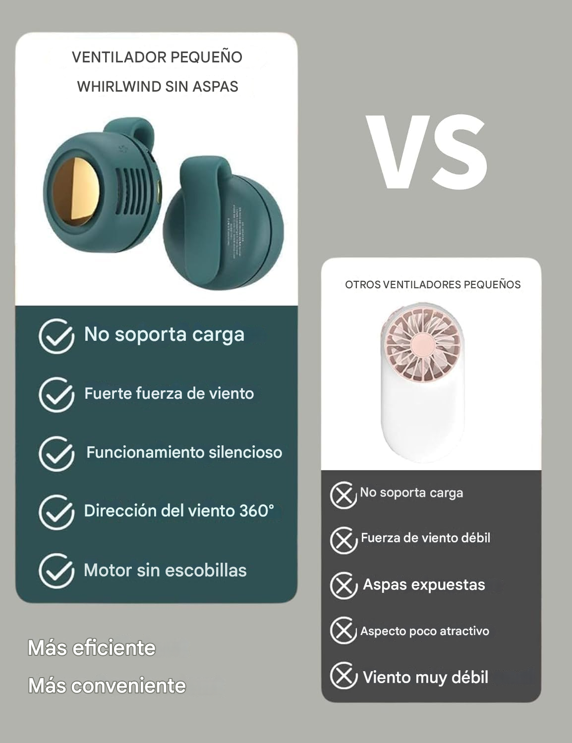 AEROBEAT™ – Mini Ventilador Bluetooth 2 en 1