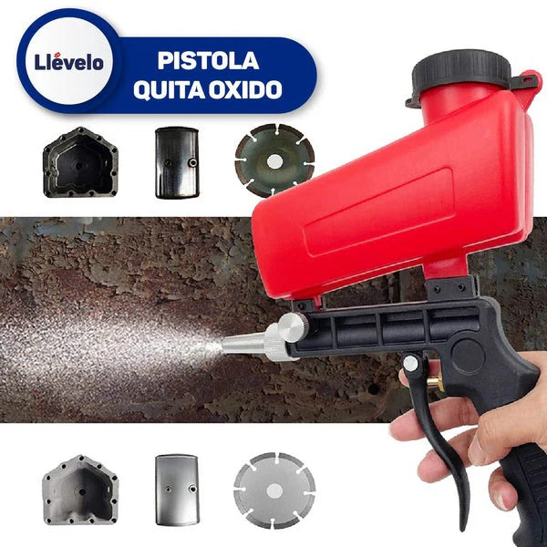 NUEVA PISTOLA QUITA ÓXIDO SANDBLASTING PRO