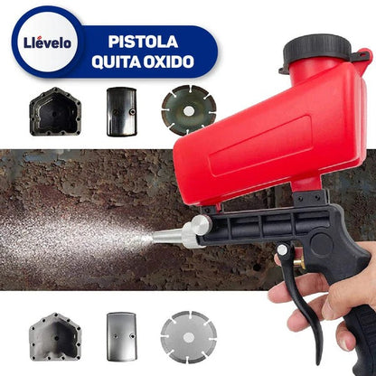 NUEVA PISTOLA QUITA ÓXIDO SANDBLASTING PRO