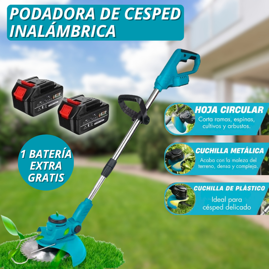 NUEVA Podadora de Césped Inalámbrica - Dos baterías de 48v