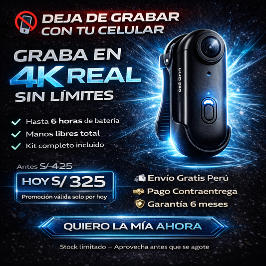 NUEVA ACCION CAM 4K PRO - Graba todo lo que quieras