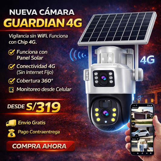 Nueva Cámara Guardian Solar 4G