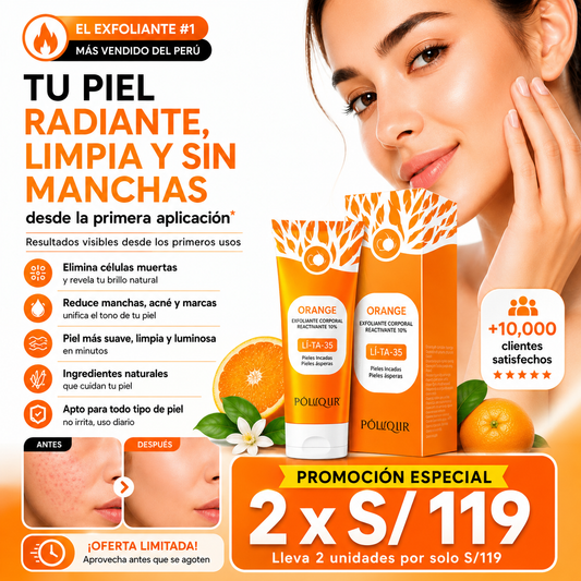 NUEVO EXFOLIANTE ORANGE PURE