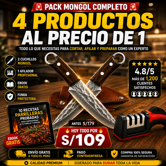 PACK MONGOL - TODO AL PRECIO DE 1