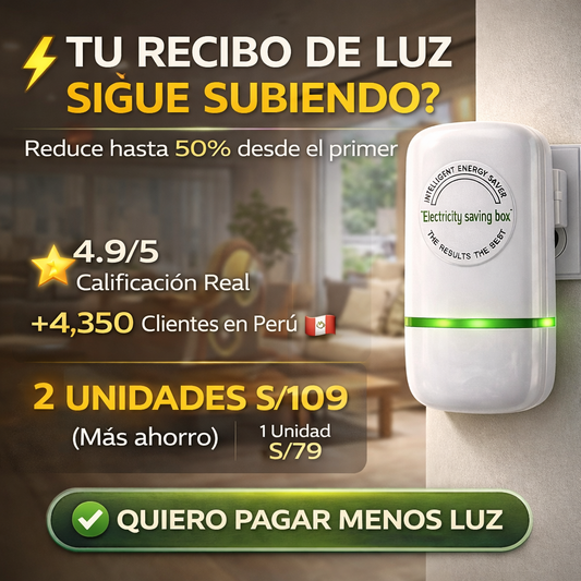 AHORRADOR DE ENERGÍA SAVING BOX DELUXE