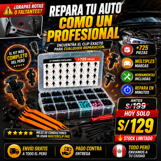 NUEVO MASTERCLIP PRO +725 PIEZAS