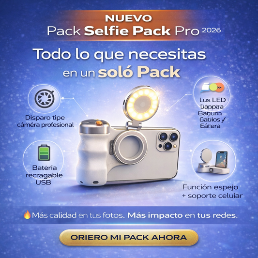 NUEVO PACK SELFIECAM PRO 2026 - Captura tus mejores momentos