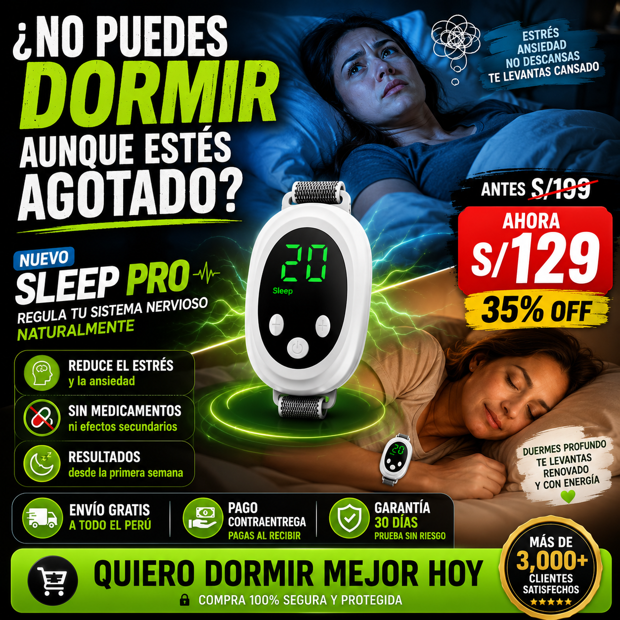 NUEVO SLEEP PRO - Duerme tranquilo sin estrés y preocupación