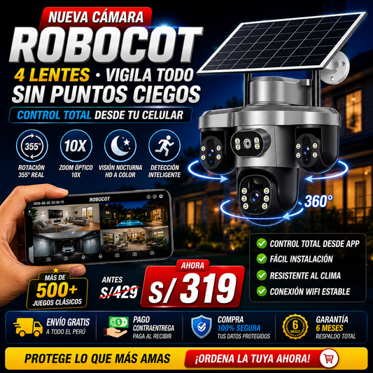 NUEVA CÁMARA ROBOCOT - Que la inseguridad no te agarre