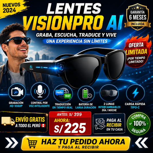 NUEVOS LENTES VISIONPRO IA 4K