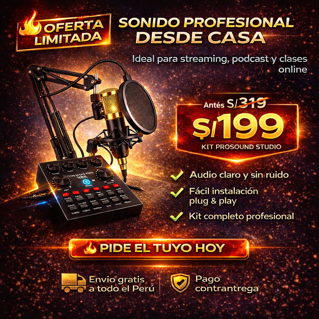 NUEVO KIT PROSOUND STUDIO