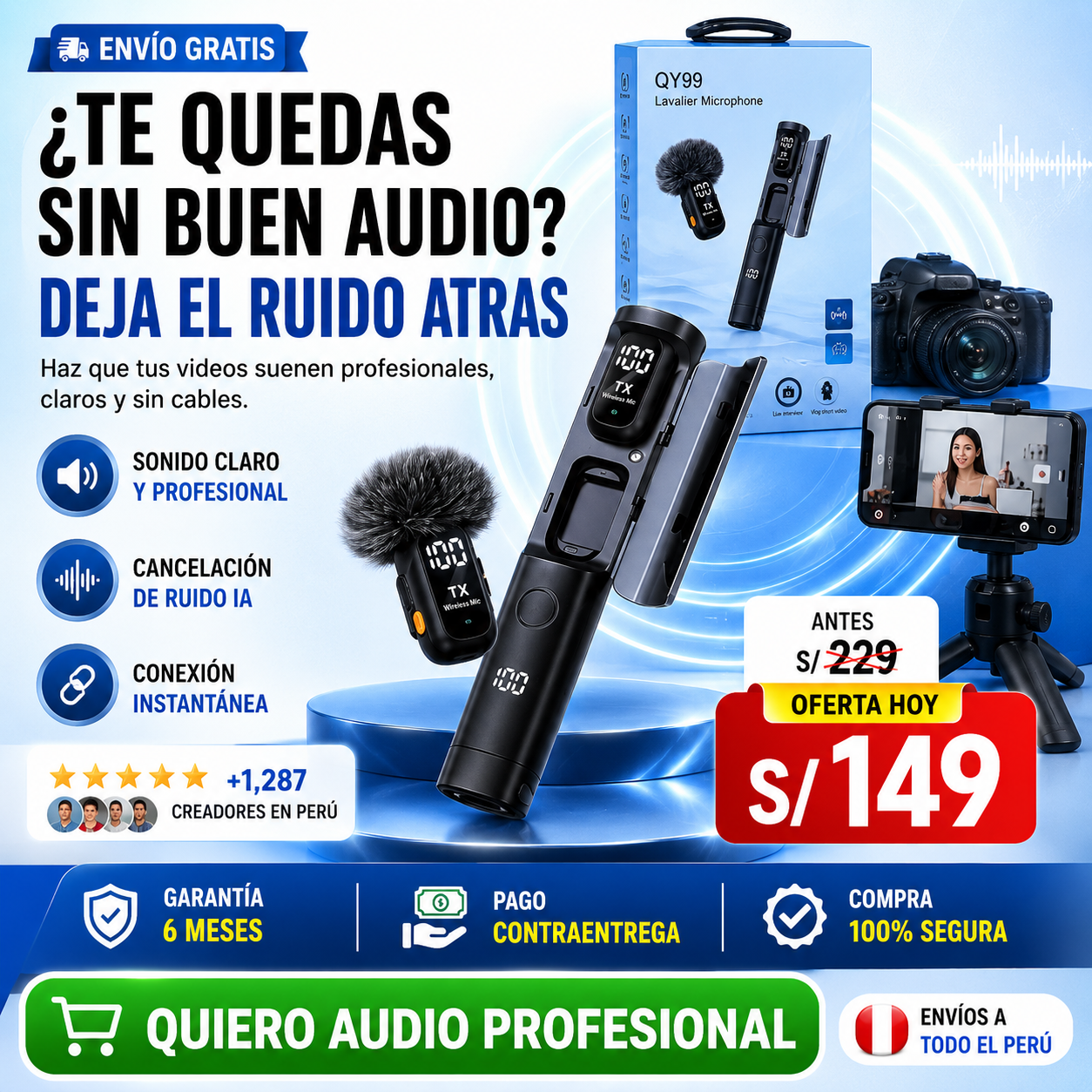 NUEVO MICROFONO MAGICMIC QY99 PRO