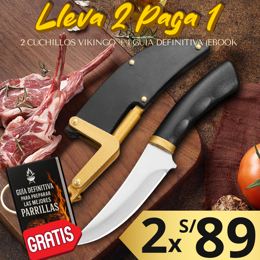 NUEVO CUCHILLO VIKINGO 2X1