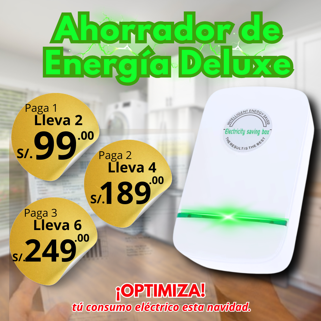 NUEVO AHORRADOR DE ENERGÍA SAVING BOX DELUXE