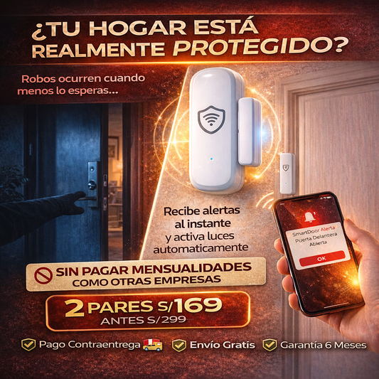 NUEVO SEGURO SMARTDOOR PRO X9 - Seguridad sin mensualidades