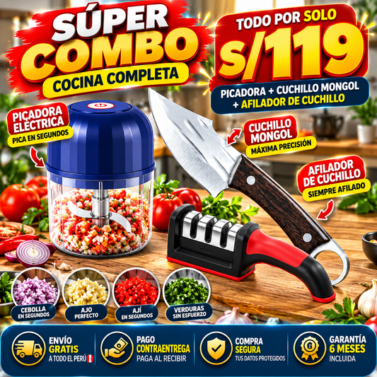 COMBO PREMIUM KITCHEN- LLEVA 3 PRODUCTOS POR EL PRECIO DE 1