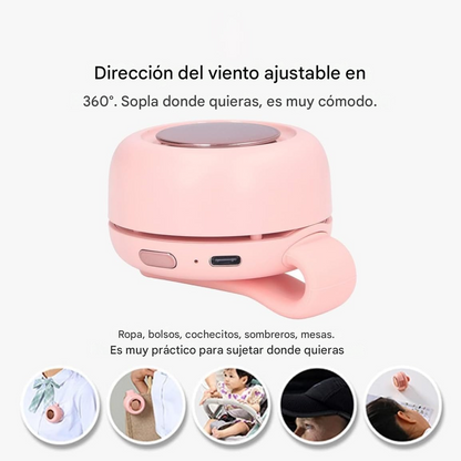 AEROBEAT™ – Mini Ventilador Bluetooth 2 en 1
