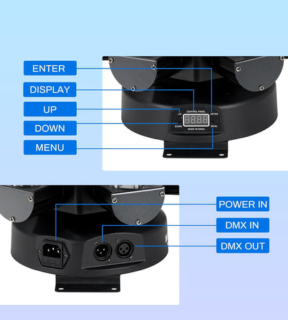 HELICOLIGHT™ – Luz Helicóptero RGB 360° | Efecto Giratorio Profesional