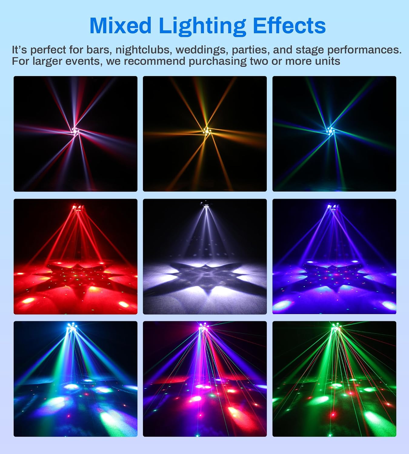 HELICOLIGHT™ – Luz Helicóptero RGB 360° | Efecto Giratorio Profesional