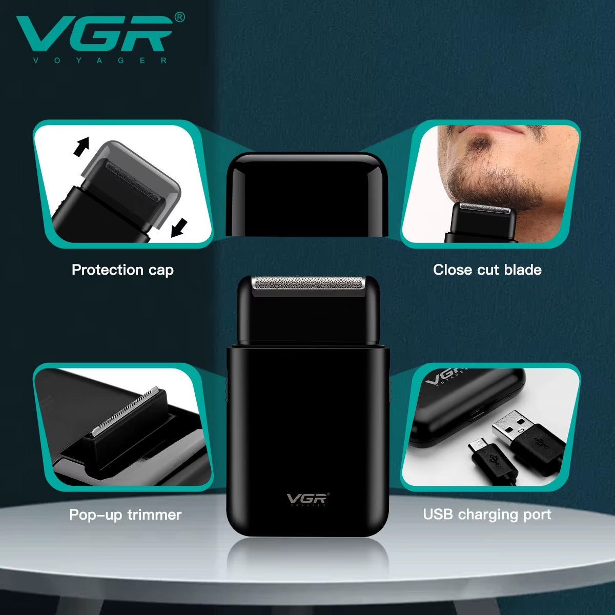 NUEVA AFEITADORA VGR-390 PRO - Dile adiós a los vellos