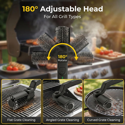 NUEVO CEPILLO ELÉCTRICO GRILLPRO - LIMPIEZA ABSOLUTA