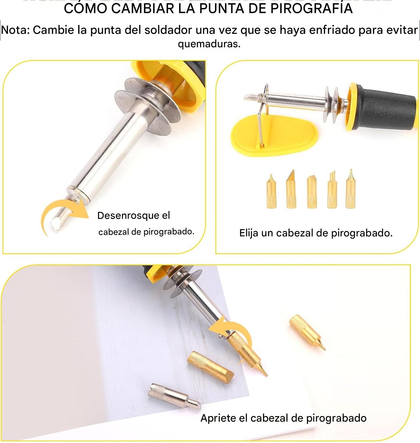 NUEVO PIROGRAFO MULTIMAX DE +37 PIEZAS