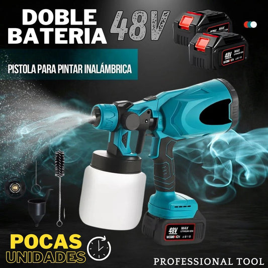NUEVA PISTOLA DE PINTURA PAINTPRO 48V