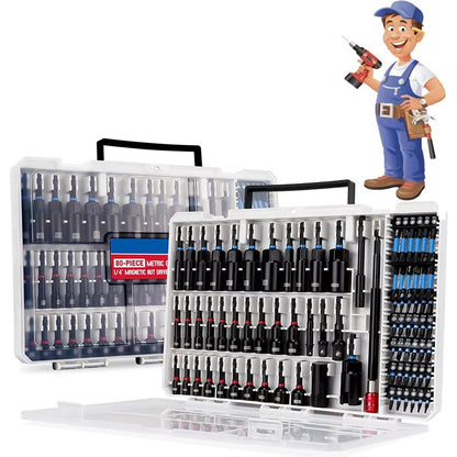 KIT 80 PIEZAS ADAPTADORES MAGNÉTICOS PREMIUM
