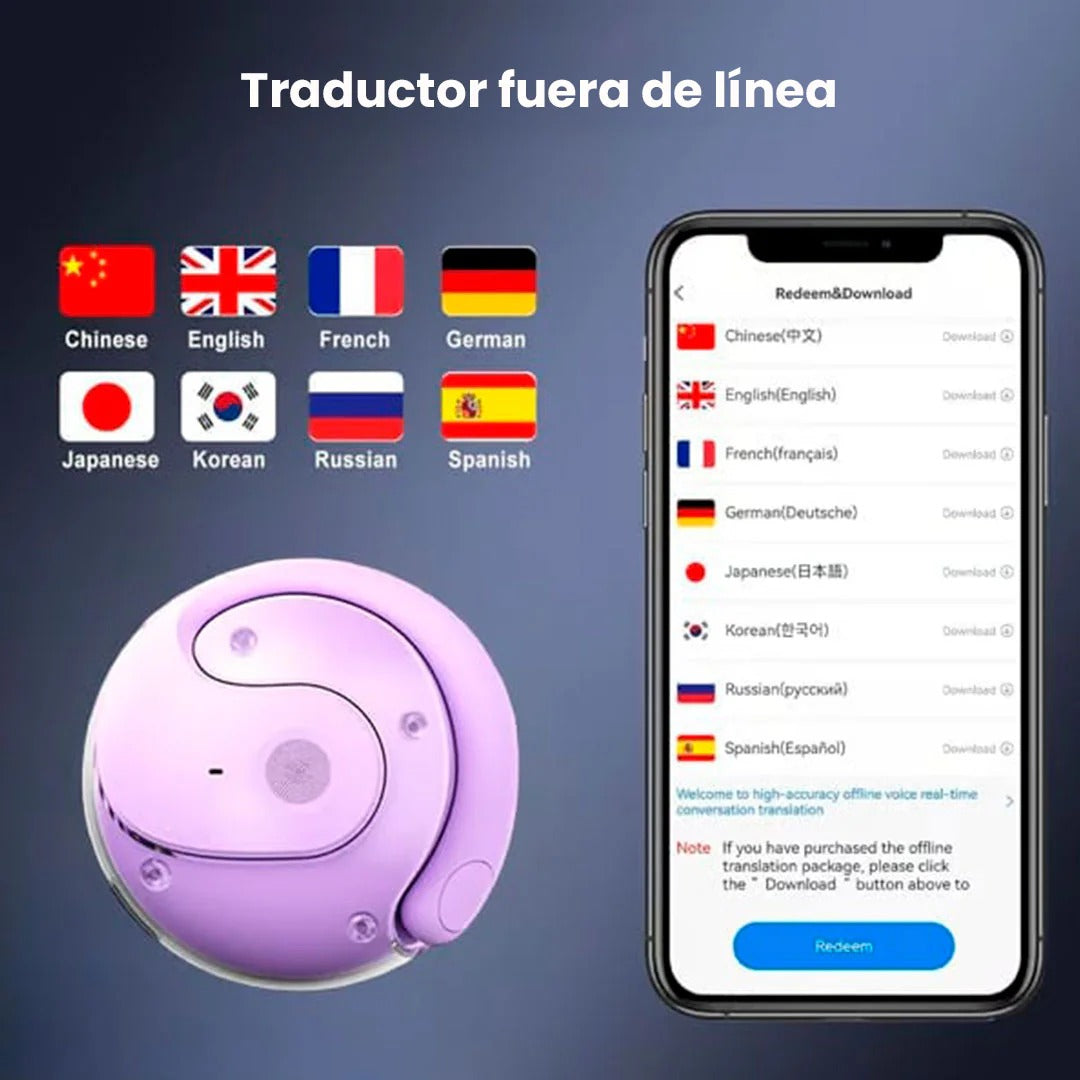 NUEVO AURICULAR TRANSLATOR DELUXE - Con IA avanzada